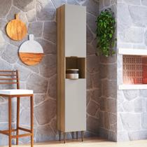 Armário Paneleiro 2 Portas 1 Nicho 35cm Veneza Modulada