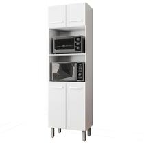 Armario Paneleiro 4p 197x60 Cm Mara Branco Mobbs Branco Armario Paneleiro 4p 197x60 Cm Mara Branco Mobbs Branco