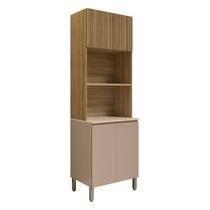 Armário Paneleiro Art 6007 Duplo Forno Freijó Vanilla Riscatto - Kits Paraná