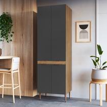 Armário Paneleiro Duplo 4 Portas 62,8cm Veneza Modulada