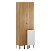 Armário Paneleiro Duplo Art 6009 Freijó Ártico Riscatto - Kits Paraná