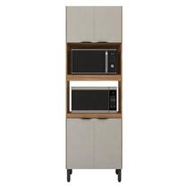 Armário Paneleiro Firenze Duplo Forno Amêndola Touch Nude Prime Tx - Demóbile Armário Paneleiro Firenze Duplo Forno Amêndola Touch Nude Prime Tx - Demóbile