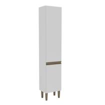 Armário Paneleiro Simples Multiuso 2 Portas Margarida 40cm Cor Branco Mademóvel Armário Paneleiro Simples Multiuso 2 Portas Margarida 40cm Cor Branco Mademóvel