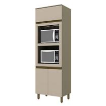 Armário Paneleiro Torre Quente 2 Fornos Connect Duna Cristal - Henn