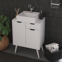 Armário Para Banheiro 2 Portas 1 Gaveta 60cm BN3637 Tecno Mobili