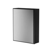 Armário para Banheiro com Espelho Luxor Preto 34cm Armário para Banheiro com Espelho Luxor Preto 34cm