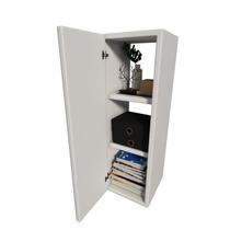 Armário Para Banheiro Funcional e Compacto Em MDP Branco Moderno