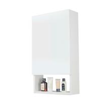 Armário para Banheiro Lavabo Suez Branco 34cm