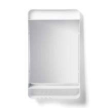 Armario para banheiro plastico branco 38x22x8cm pr61001 primafer