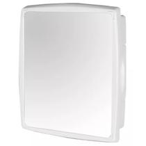 Armário para Banheiro Plastico Branco com Espelho Parafusar parede - Metasul