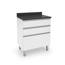 Armário para Cozinha 2 Gavetas 1 Gavetão Top Class