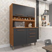 Armário para Cozinha 4 Portas 2 Gavetas Sofia Plus