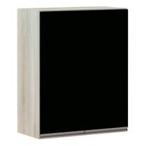 Armário Para Cozinha 60cm 2 Portas Legno Crema C/Preto Tx Armário Para Cozinha 60cm 2 Portas Legno Crema C/Preto Tx