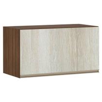 Armário Para Cozinha 70 Cm 1 Porta Dourado Com Crema