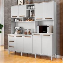 Armário para Cozinha 8 Portas 3 Gavetas Sao Luis