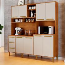 Armário para Cozinha 8 Portas 3 Gavetas Sao Luis