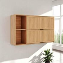 Armário para Cozinha Aéreo 2 Portas Castanha