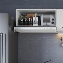 Armário para Cozinha Aéreo sem Portas Light Branco Armário para Cozinha Aéreo sem Portas Light Branco