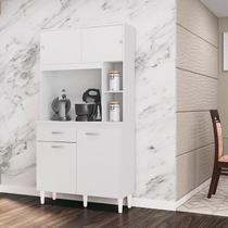 Armário para Cozinha Ambiente Kit Duda 90 cm Branco Poquema