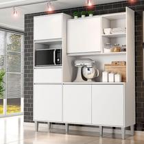 Armário para Cozinha Kit Ambiente Isabel Branco Brilho - AJL Armário para Cozinha Kit Ambiente Isabel Branco Brilho - AJL