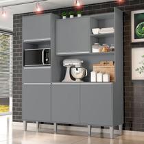 Armário para Cozinha Kit Ambiente Isabel Cinza Fosco - AJL