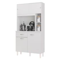 Armário para Cozinha Kit Duda 90 cm Branco Poquema