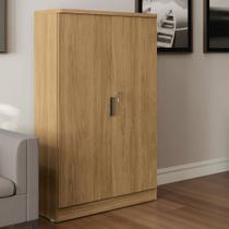 Armário para Escritório Alto 2 Portas com Chave Versátil Armário para Escritório Alto 2 Portas com Chave Versátil