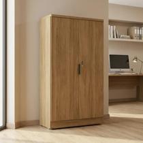 Armário para Escritório Alto com 2 Portas e 4 Prateleiras com Chave 161x91cm Versátil Itapuã Armário para Escritório Alto com 2 Portas e 4 Prateleiras com Chave 161x91cm Versátil Itapuã