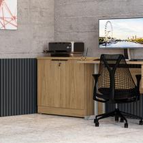 Armário para Escritório Baixo 2 Portas com Chave Versátil Armário para Escritório Baixo 2 Portas com Chave Versátil