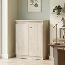 Armário para Escritório com Chave e 2 Portas Studio Legno Crema Armário para Escritório com Chave e 2 Portas Studio Legno Crema