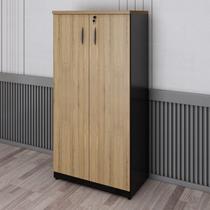 Armário para Escritório Multiuso Alto 2 Portas com Chave Espresso Móveis Armário para Escritório Multiuso Alto 2 Portas com Chave Espresso Móveis