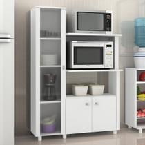 Armário Para Forno E Microondas Com 3 Portas Cr20009 Branco