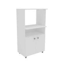 Armário Para Forno Microondas 2 Portas Branco Armário Para Forno Microondas 2 Portas Branco