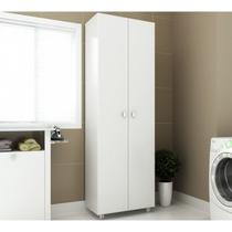 Armario Para Lavanderia 02 Portas Multiuso AM3101 Branco Tecno Mobili