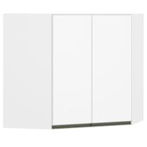 Armário Perola Canto Diagonal 2 Portas Luciane Branco Polar