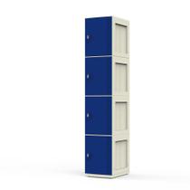 Armário Plástico EcoLocker Quádruplo Nk 1764