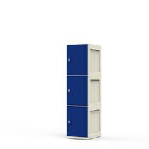 Armário Plástico EcoLocker Triplo Nk 1763
