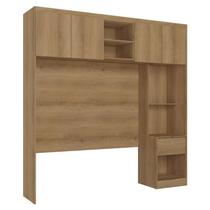 Armário Ponte Casal 4 Portas Modulare Capuccino Acetinado - THB Armário Ponte Casal 4 Portas Modulare Capuccino Acetinado - THB