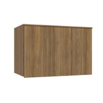 Armário Ponte Modulado Aéreo Solteiro N541 Adapt c/ 3 Portas Nogueira - Kappesberg Armário Ponte Modulado Aéreo Solteiro N541 Adapt c/ 3 Portas Nogueira - Kappesberg
