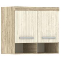 Armário Ponte Solteiro 97cm 199 Master 2 Portas Avelã Rústico/Ártico Rústico - Eucamóveis Armário Ponte Solteiro 97cm 199 Master 2 Portas Avelã Rústico/Ártico Rústico - Eucamóveis