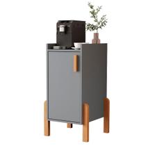 Armário Poseidon 1 Porta MDP 32cm Café Cinza para Organização de Casa Armário Poseidon 1 Porta MDP 32cm Café Cinza para Organização de Casa