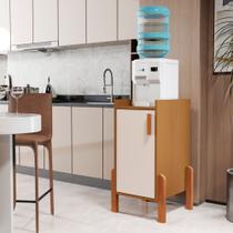 Armário Posseidon Suporte para bebedouro 1 porta - Nature com Off White Armário Posseidon Suporte para bebedouro 1 porta - Nature com Off White