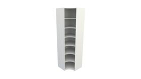 Armário Prateleira De Canto M8 100 Mdf closet Expositor
