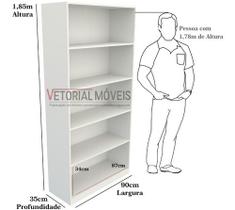 Armário Prateleira Multiuso Mdp ( Vitrine Loja Closet)
