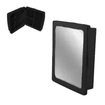 Armário Preto Com Porta Banheiro Espelho Armarinho Organizador Forte