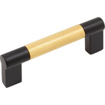 Armário Pull Stone Harbor Hardware 7,9 cm em latão acetinado preto