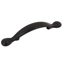 Armário Pull Stone Harbor Hardware Charlotte 7,5 cm preto fosco