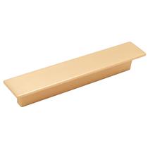 Armário Pull Stone Harbor Hardware Mesa Satin Brass 7,6 cm Armário Pull Stone Harbor Hardware Mesa Satin Brass 7,6 cm