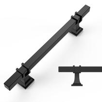 Armário puxa Amerdeco Matte Black 160 mm, furo central, pacote com 10 Armário puxa Amerdeco Matte Black 160 mm, furo central, pacote com 10