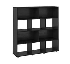 Armário rack livreiro book com 10 nichos - artely Armário rack livreiro book com 10 nichos - artely